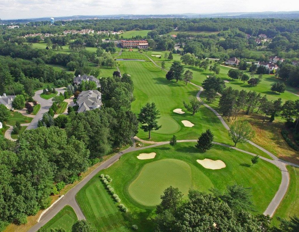 Aerial view of the Andover Country Club