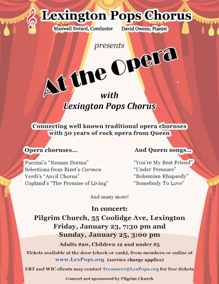 At the Opera with Lexington Pops Chorus